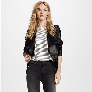 BB Dakota Peppin Faux Leather Jacket in Black